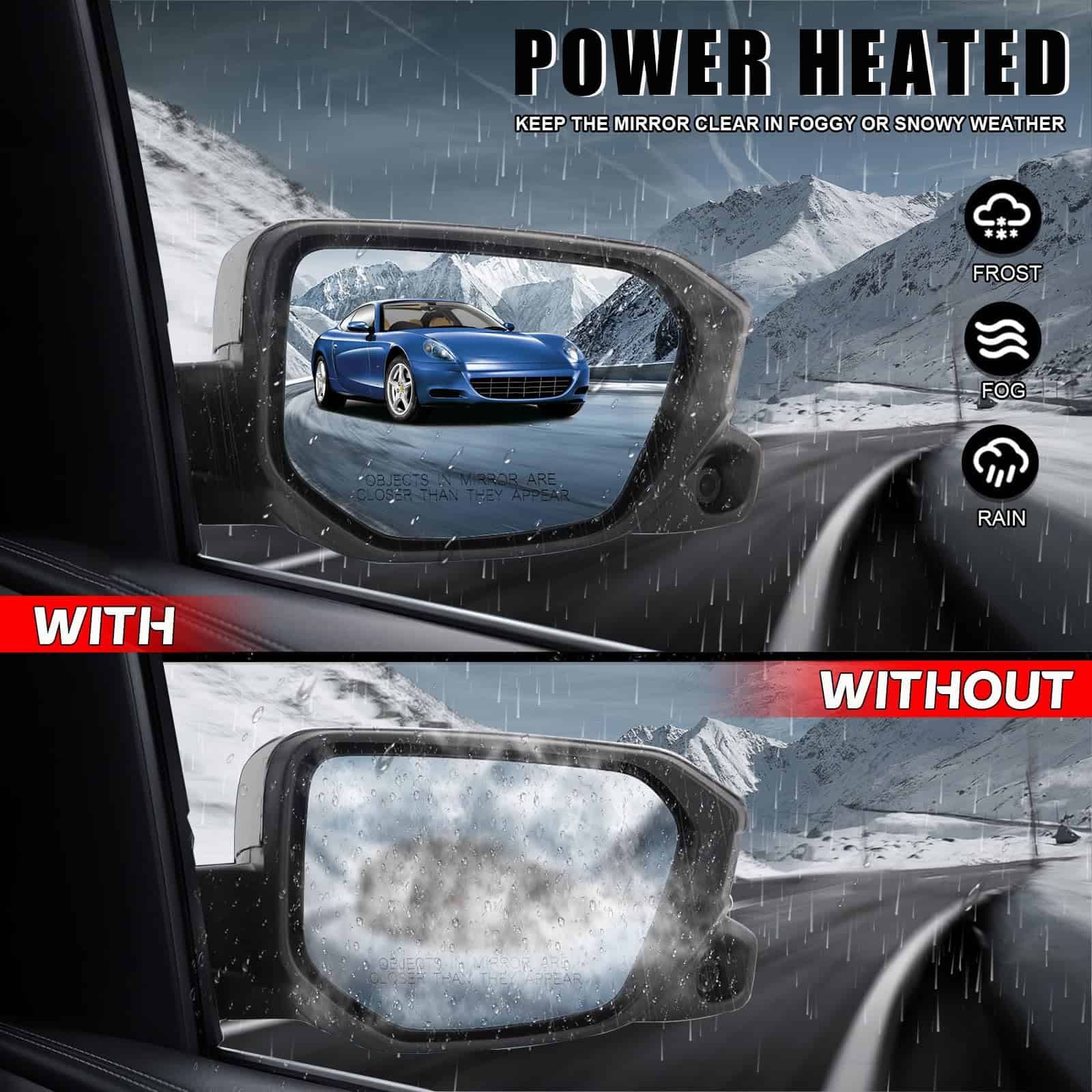 Espejo lateral del lado del pasajero SOSEGA de 11 cables - Imagen 6