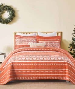 Set de ropa de cama Mescore, Edredón Boho Queen 100%