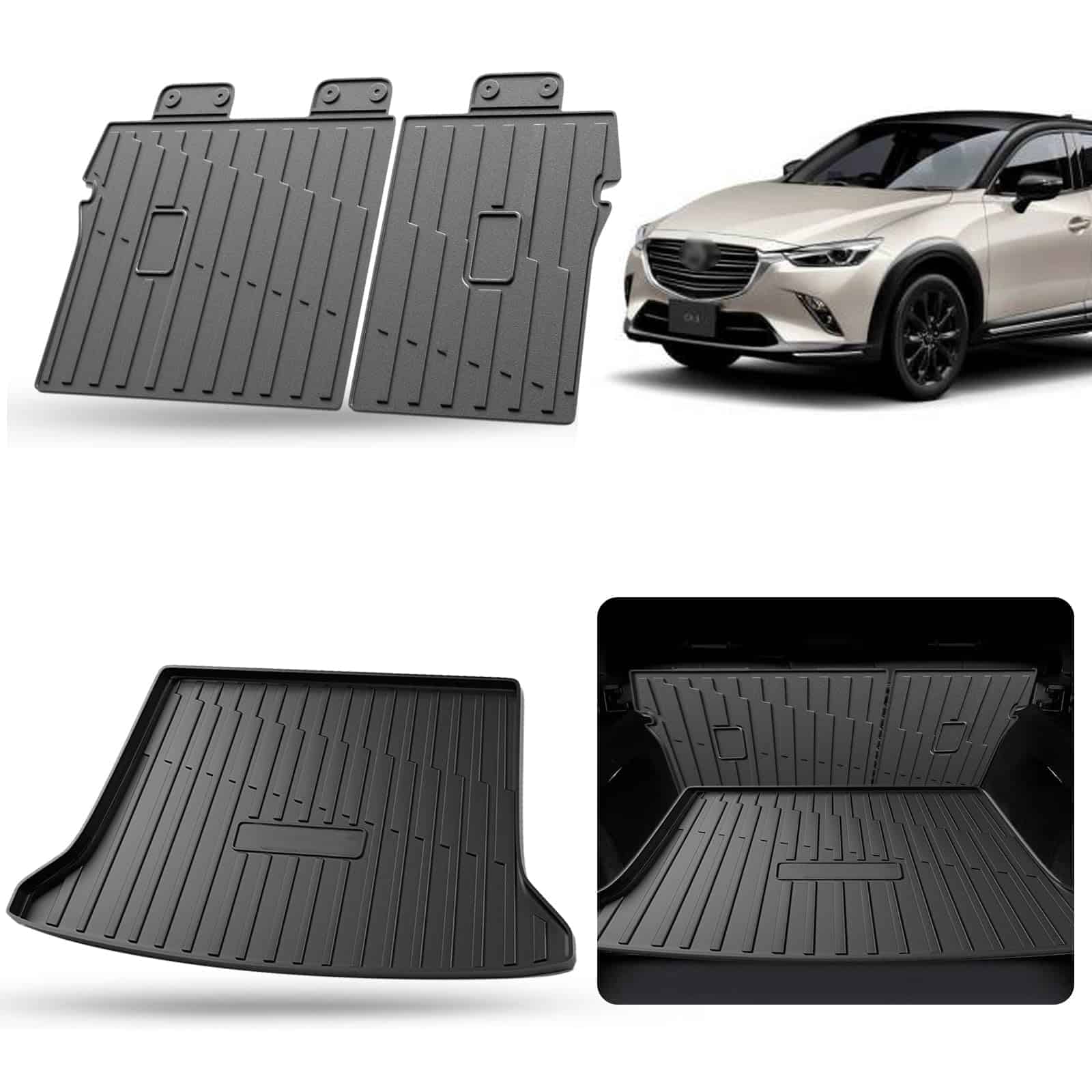 Tapete Trasero Personalizado para Mazda CX-30 2020-2023 +
