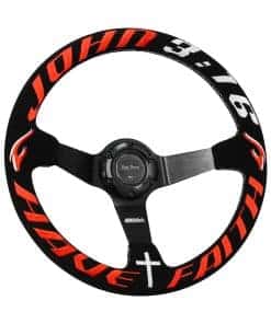 Volante de dirección de fe profunda de 350 mm con 6 pernos