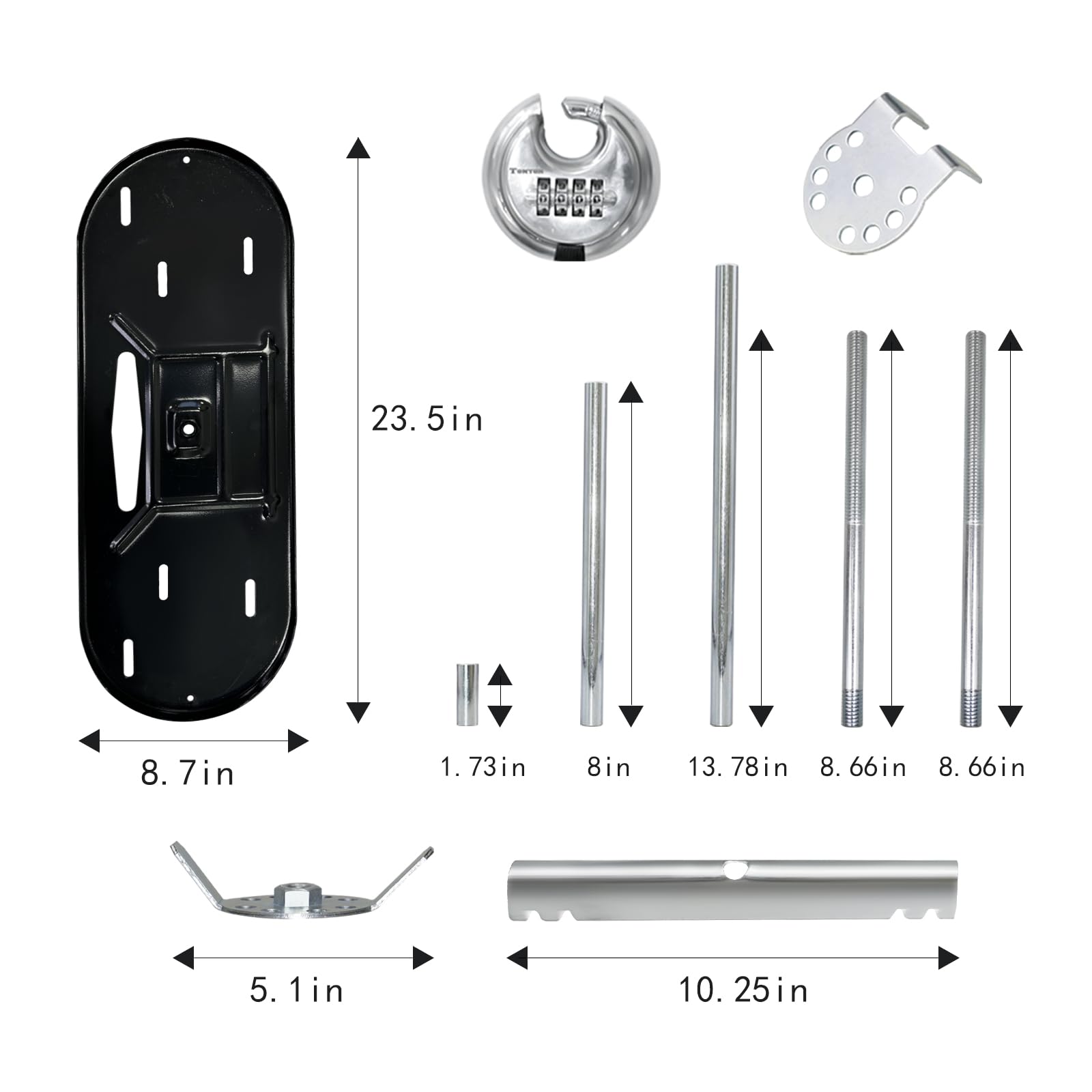 Soporte de Montaje de Doble Tanque de Propano para RV con - Imagen 6