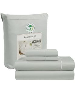 Juego de sábanas de algodón egipcio 100% LANE -Mineral