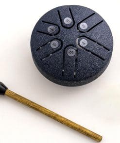 Mini 3" Hollow drum Beginner 6-tone steel tongue drum