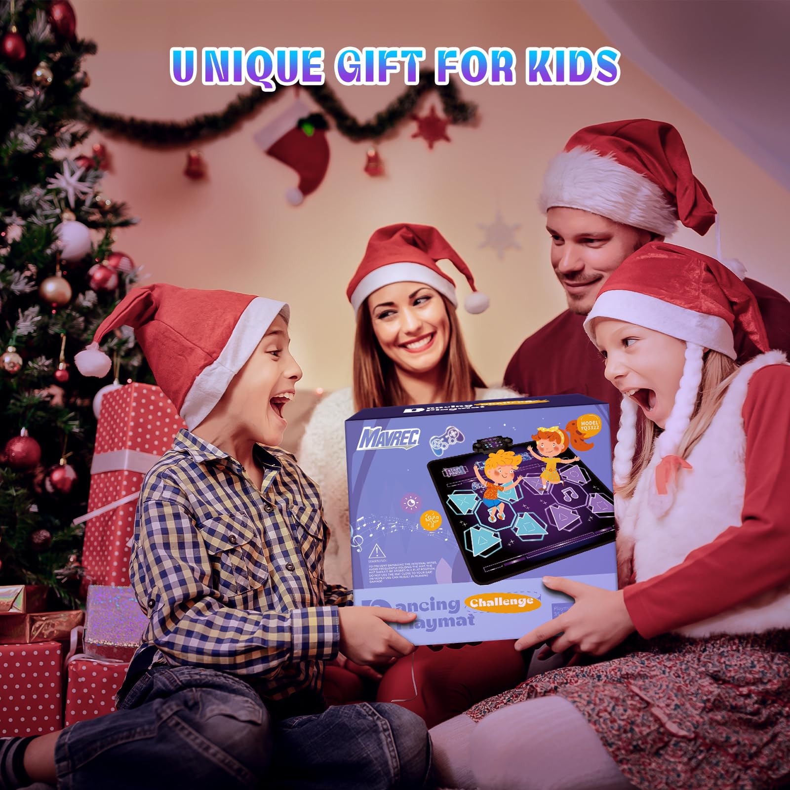 Tapete de Baile Doble MAVREC Toys para Niños, Juguetes para - Imagen 8