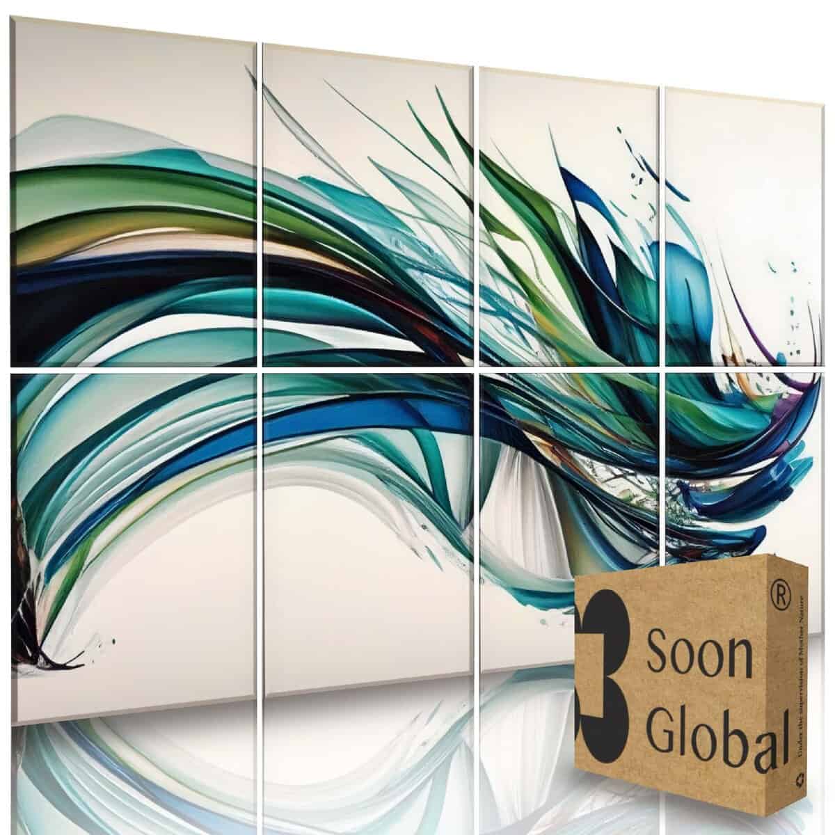 Panel Acústico Soon Global de 8 Piezas, Paneles