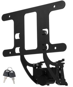 Soporte de placa de licencia delantera ajustable Aumotop