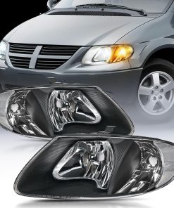 Conjunto de faros delanteros Nilight para Chrysler Town &