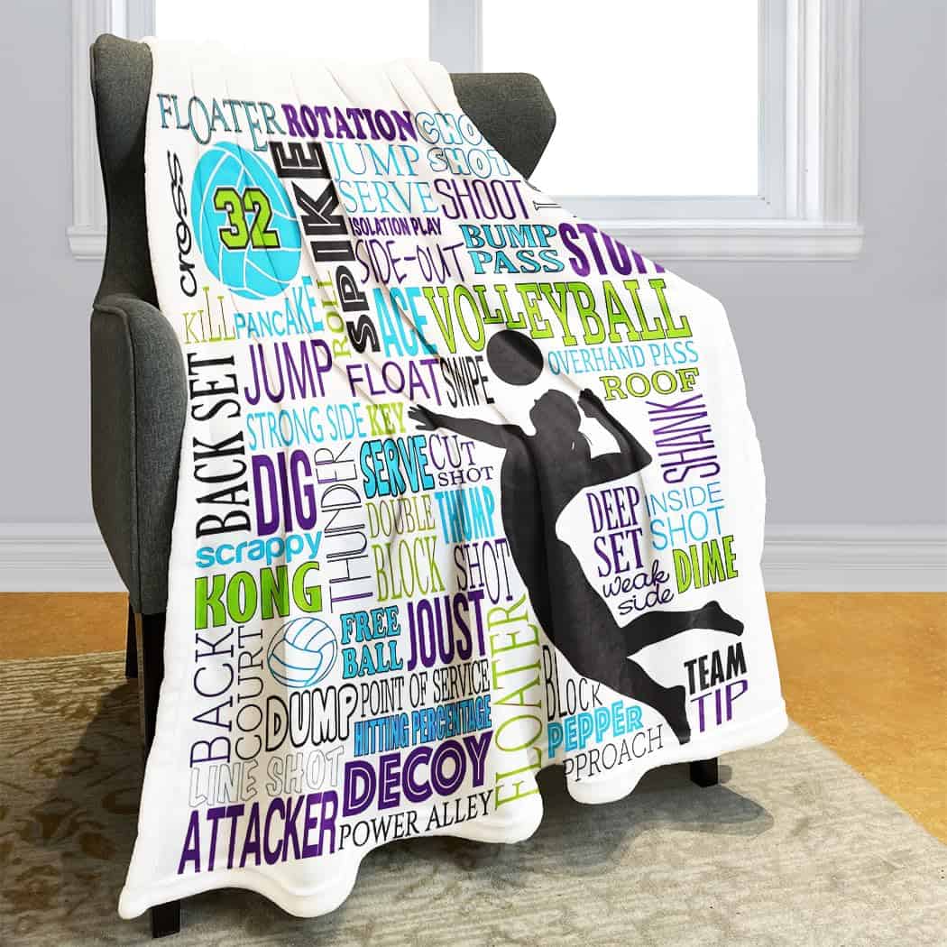 Manta de Voleibol SXCHEN 60" x 80" Mantas de Felpa para - Imagen 4