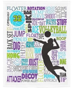 Manta de Voleibol SXCHEN 60" x 80" Mantas de Felpa para