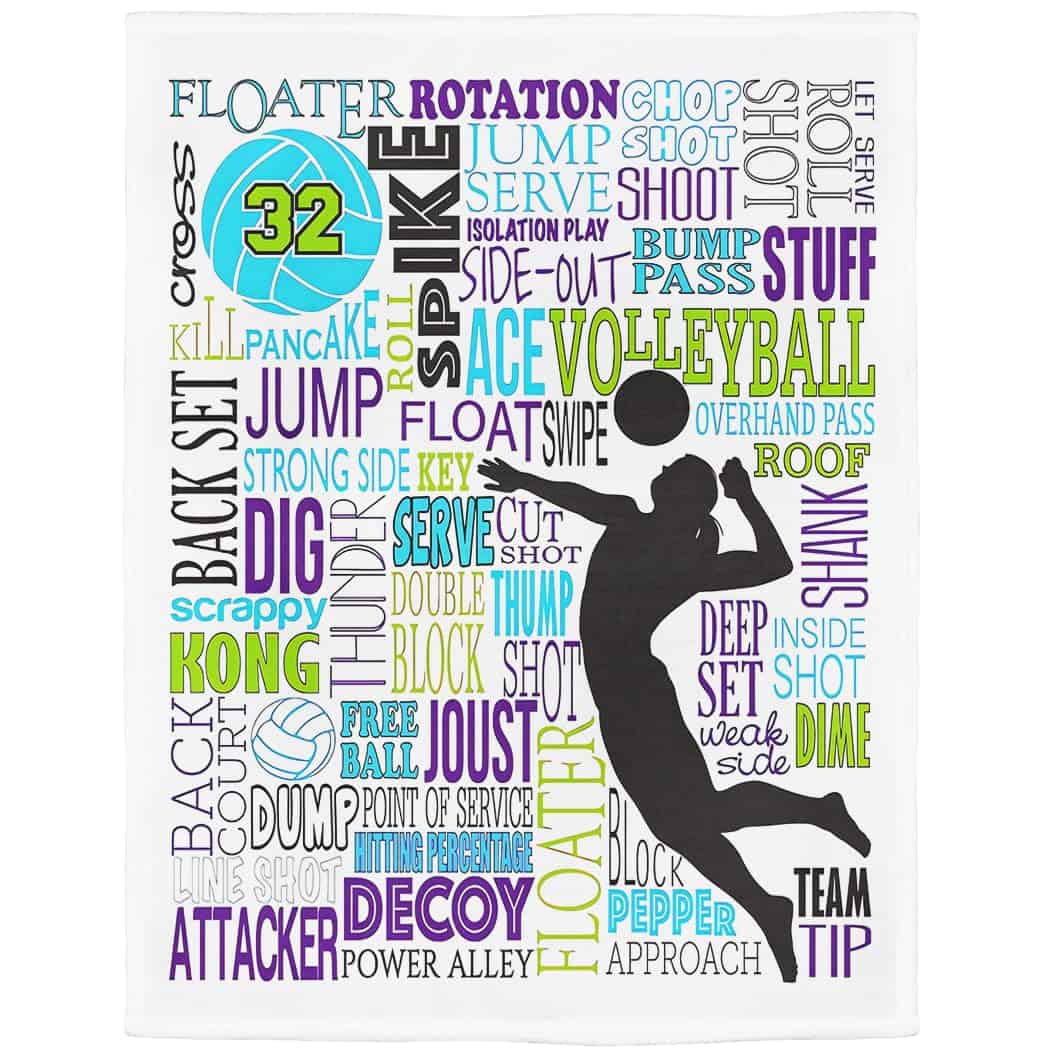 Manta de Voleibol SXCHEN 60" x 80" Mantas de Felpa para