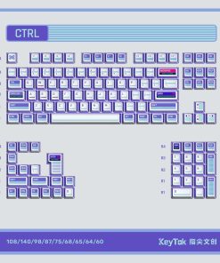 Set de Teclas KEEBMONKEY Keytok CTRL Tri-Side Transparente