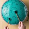 Steel Tongue Drum 12 Pulgadas 15 Notas, Tambor de Mano de