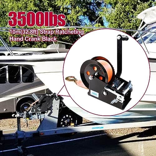 Malacate de Remolque de Barco de 2 Velocidades Resistente - Imagen 11