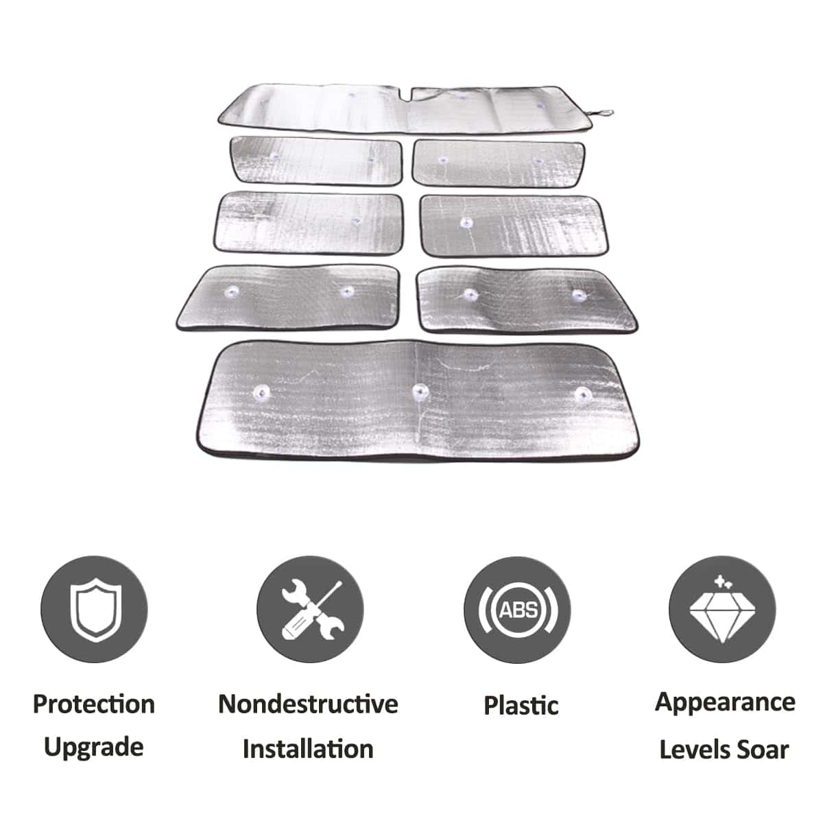 Parasol para parabrisas delantero y parasol completo para - Imagen 8