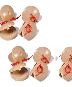 Castañuelas para instrumento musical de madera, Castañuelas