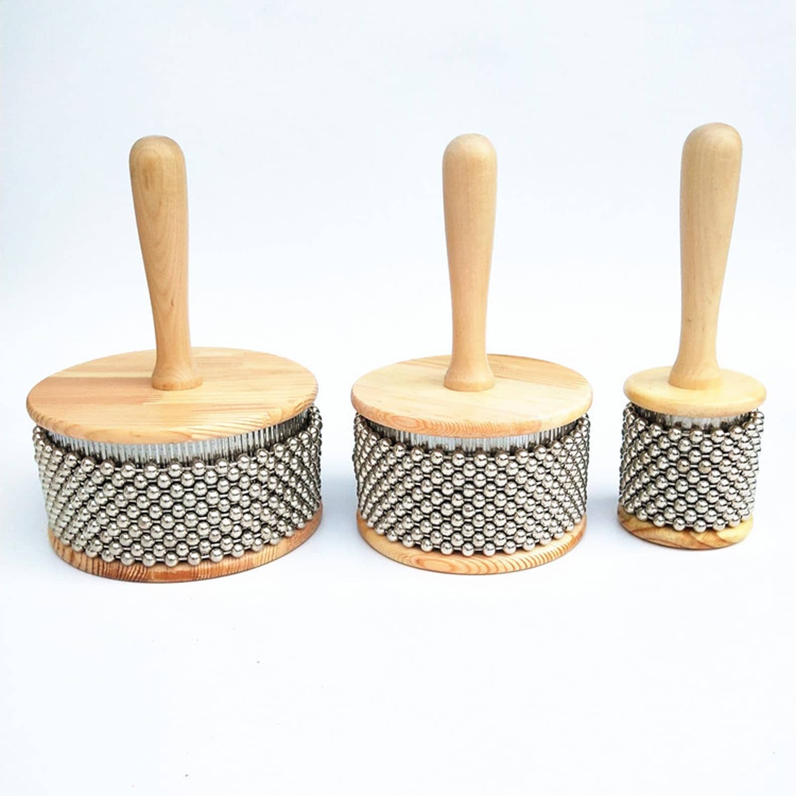 Cabasa de Madera Instrumento de Percusión Pop Agitador de - Imagen 4