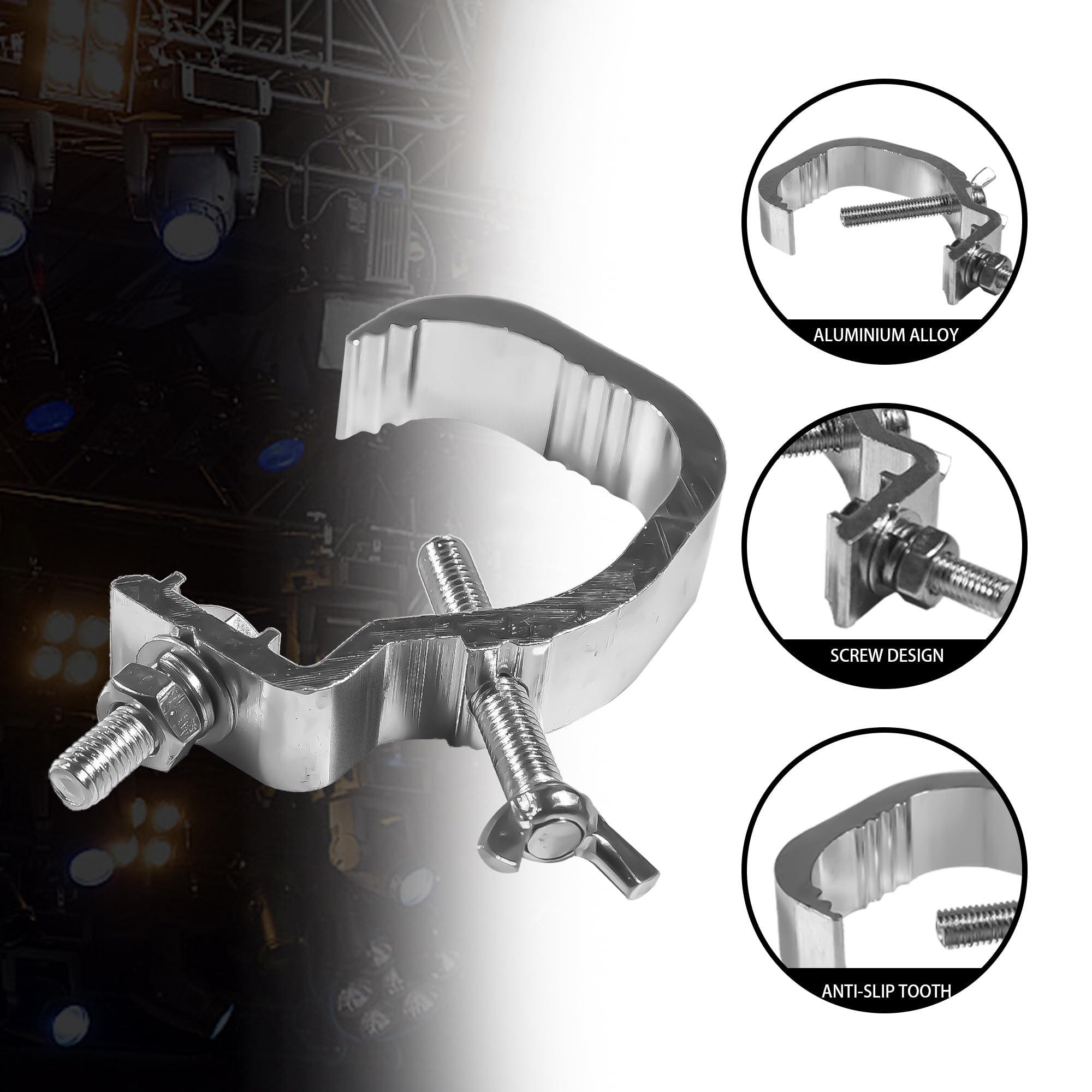 10 Pack Abrazadera de Truss 1.18-2 Pulgadas Gancho de - Imagen 8