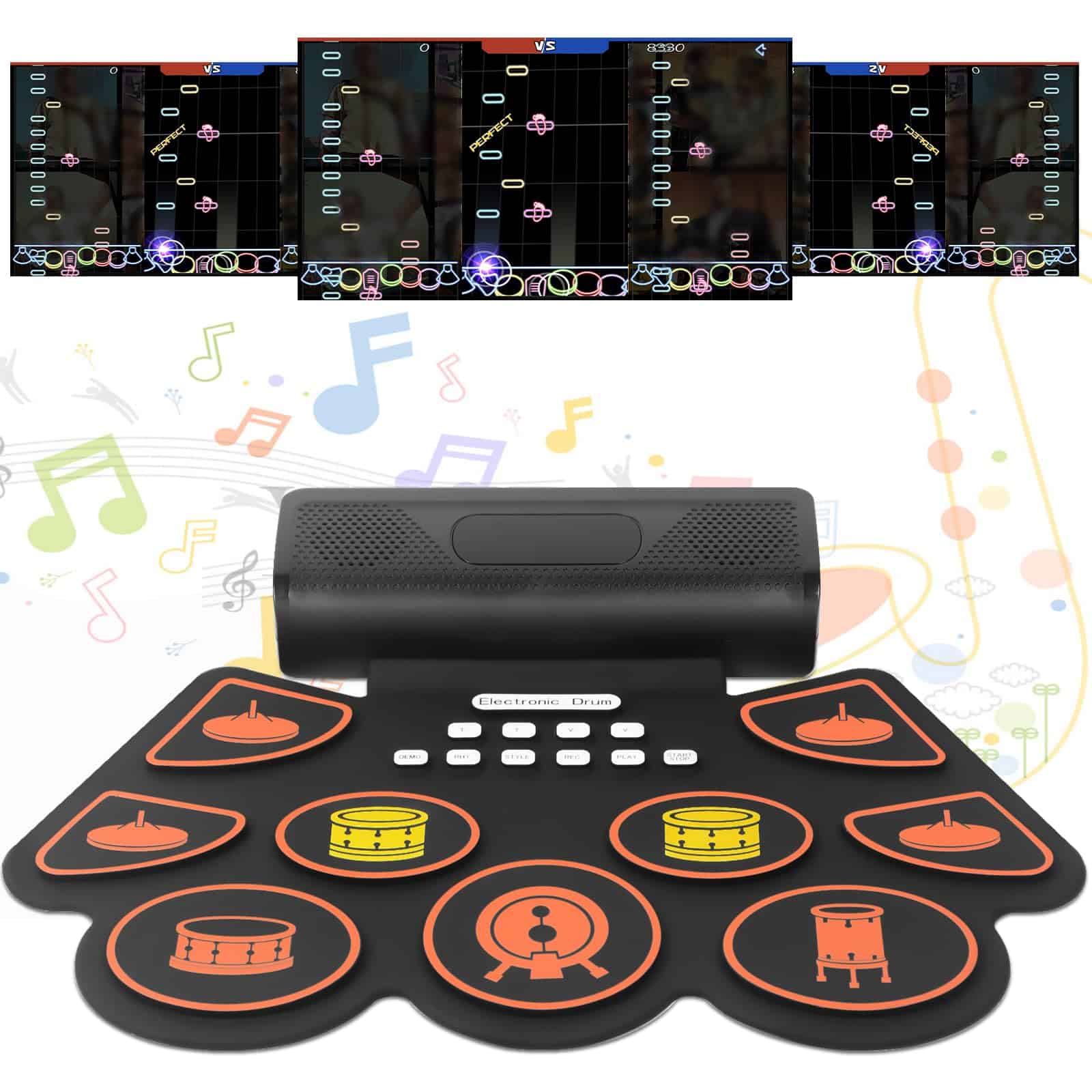 Set de Batería Electrónica de 9 Pads lotmusic, Pad - Imagen 3