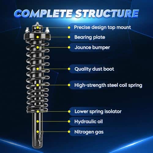 Ensamblaje de amortiguador de suspensión frontal con - Imagen 7