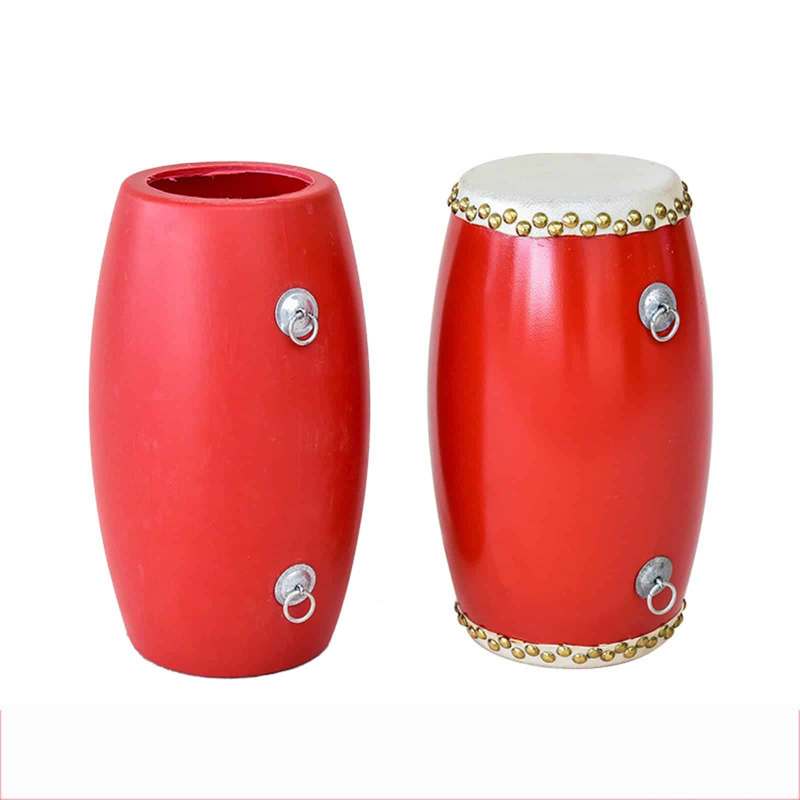 Tambor de Cintura Portátil Hecho a Mano Tambor Tradicional - Imagen 4