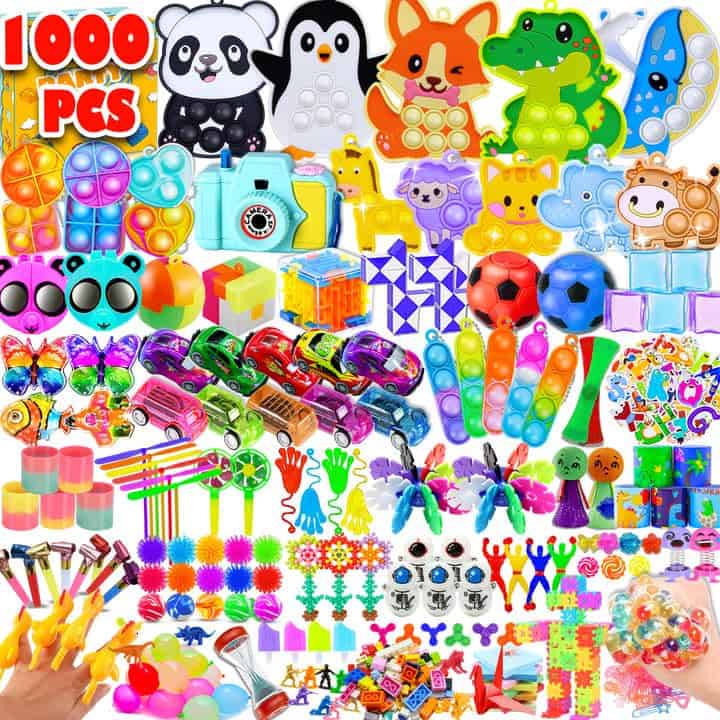 RALLYPANDA 1000+ Juguetes de Fiesta para Niños Paquete de