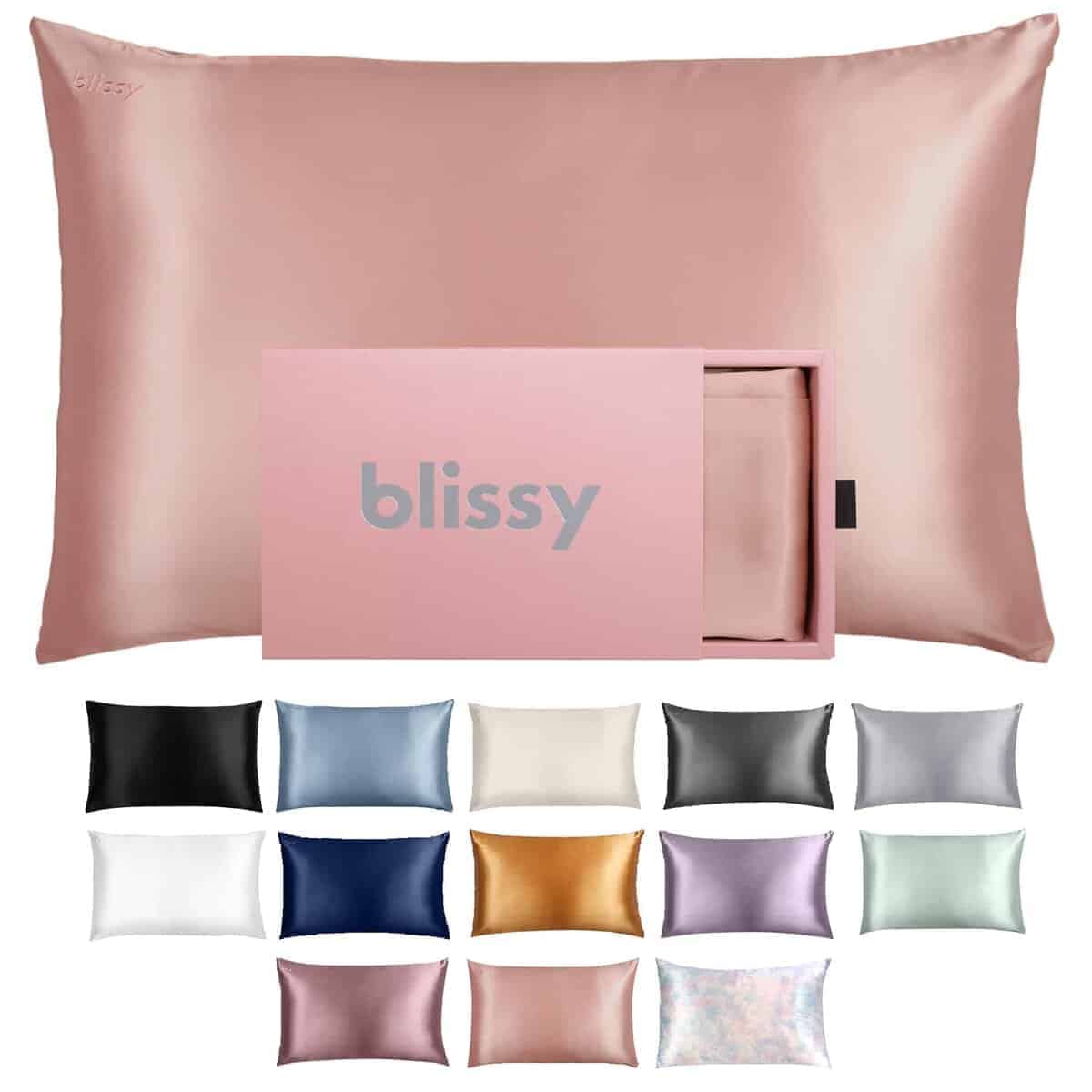 Funda de Almohada de Seda Blissy - 100% Pura Seda de Morera