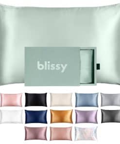 Funda de Almohada de Seda Blissy - 100% Seda de -Matcha