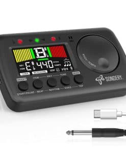 Sondery Afinador y Metrónomo Digital 3 en 1 con Cuenta