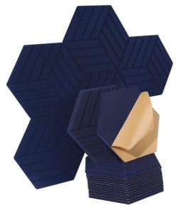 Paneles Acústicos Hexagonales con Borde Biselado EDJUNLERE