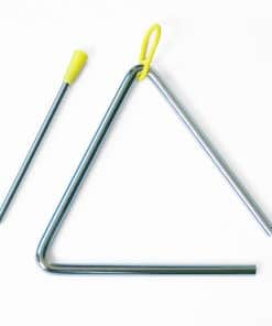 5 Pcs Triángulo de Acero Instrumento de Percusión con