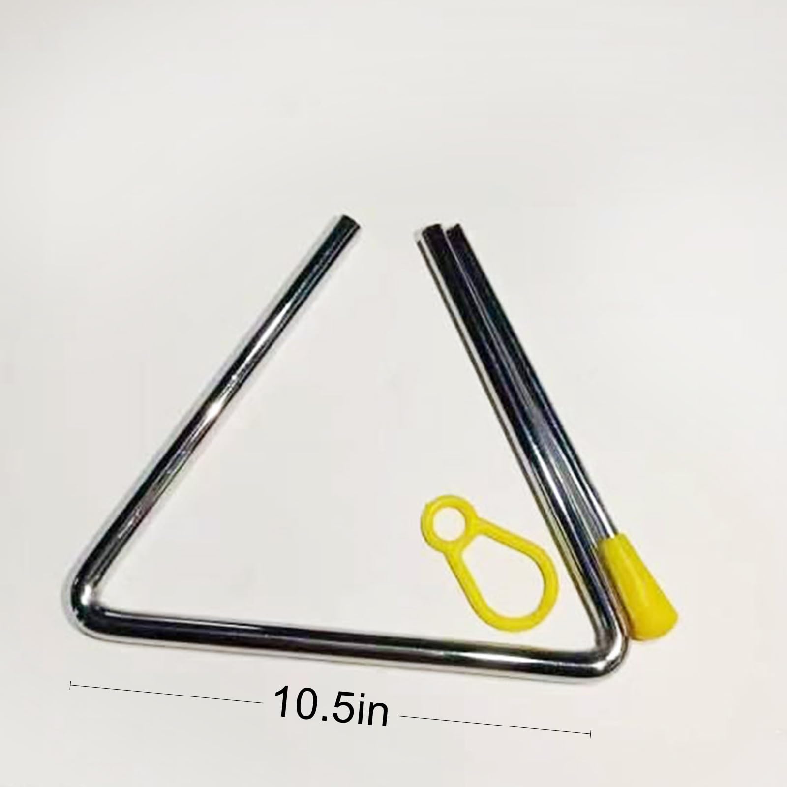 5 Pcs Triángulo de Percusión de Acero Con -pulgadas) - Imagen 3