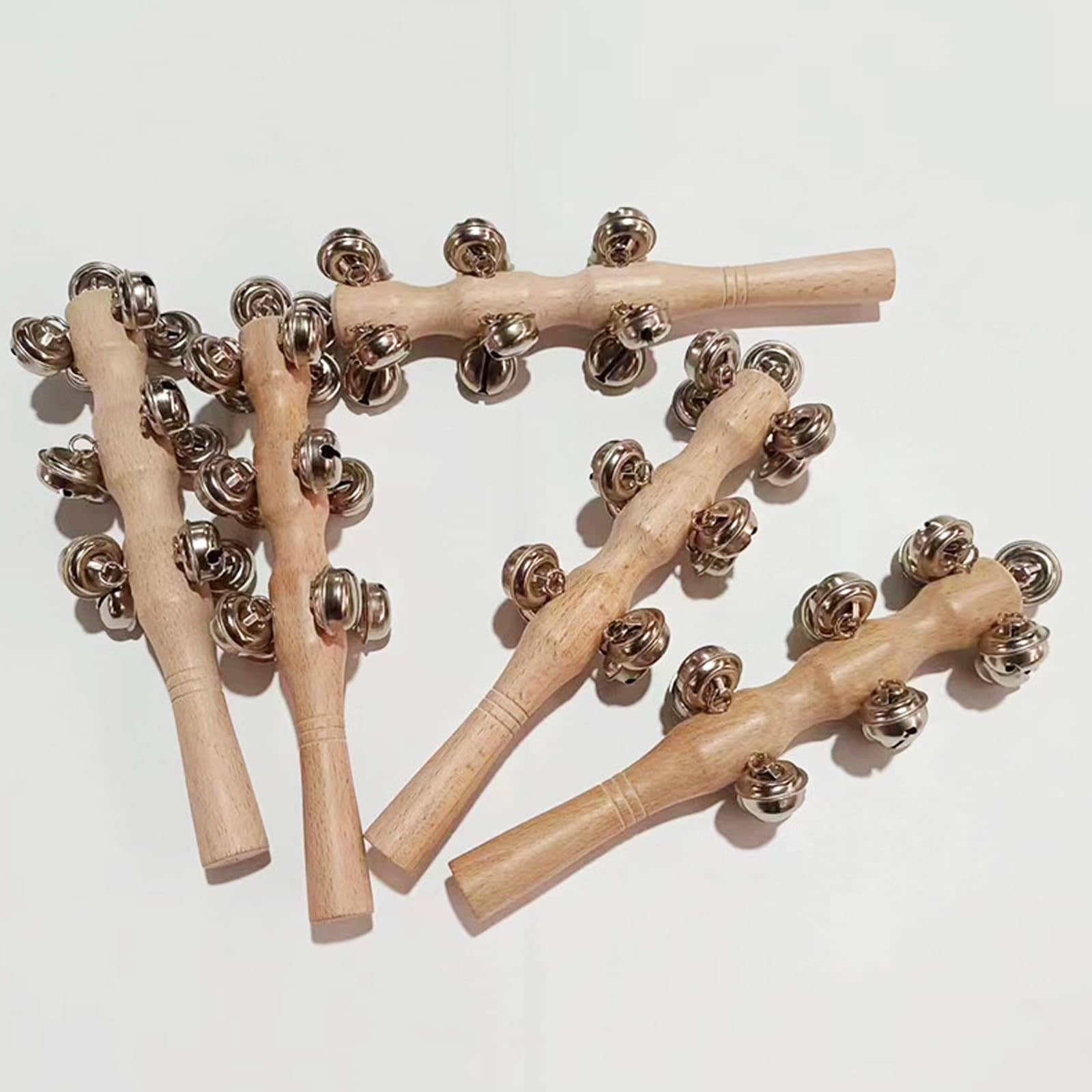 Instrumentos de Campanas de Mano con 13 Campanas, Palo de - Imagen 8