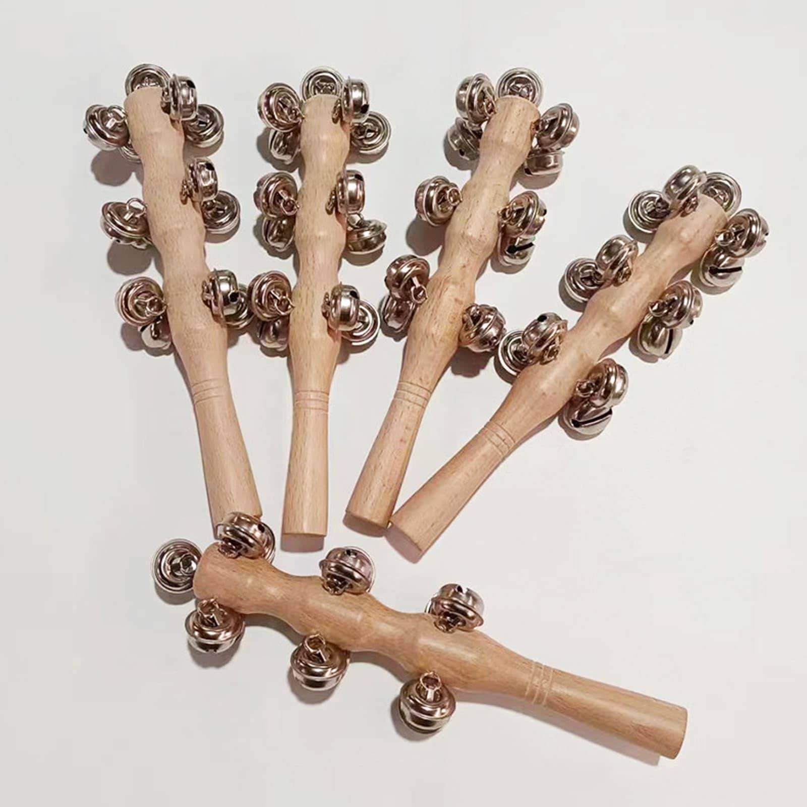 Instrumentos de Campanas de Mano con 13 Campanas, Palo de - Imagen 9