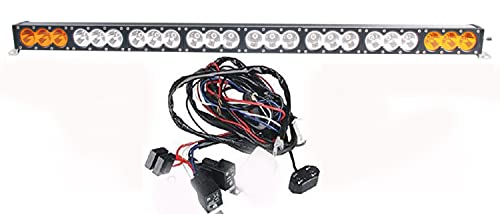 Barra de luz LED FSYF de 44 pulgadas 240w con Color Ámbar