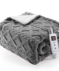 Manta Eléctrica CAROMIO - Gruesa Manta Sherpa con