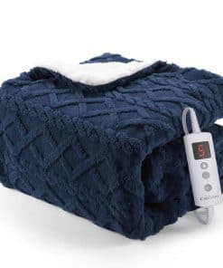 Manta Eléctrica CAROMIO - Tiro Grueso con Sherpa Acanalado