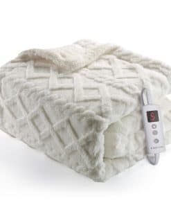 Manta Eléctrica CAROMIO - Manta Gruesa de Sherpa con 10