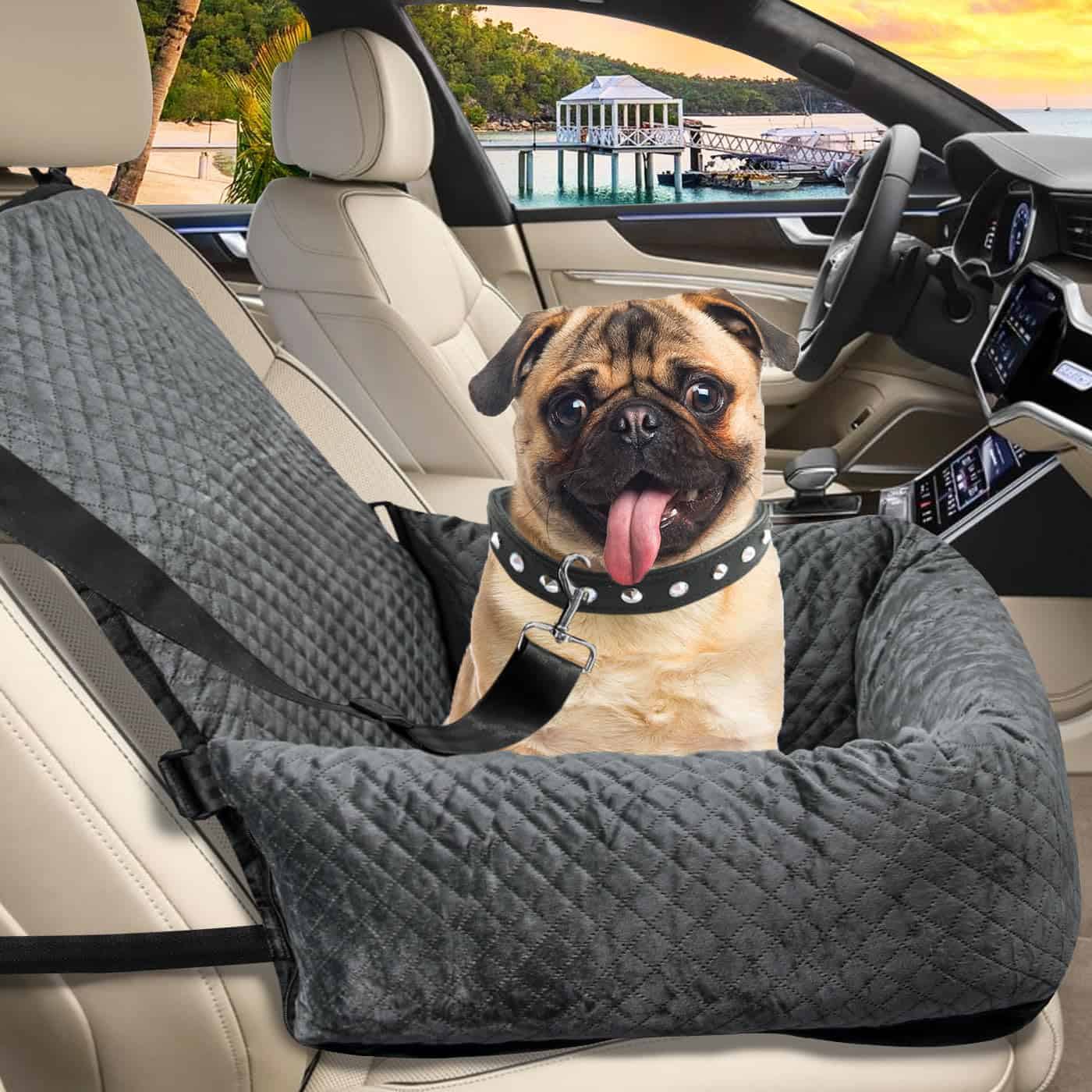Asiento de Coche para Perro, Asiento de Coche Suave para