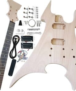 Kit de Guitarra Eléctrica con Cuerpo de Caoba y Mastil de
