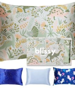 Funda de Almohada de Seda Blissy para Niños - -Dinosaurio