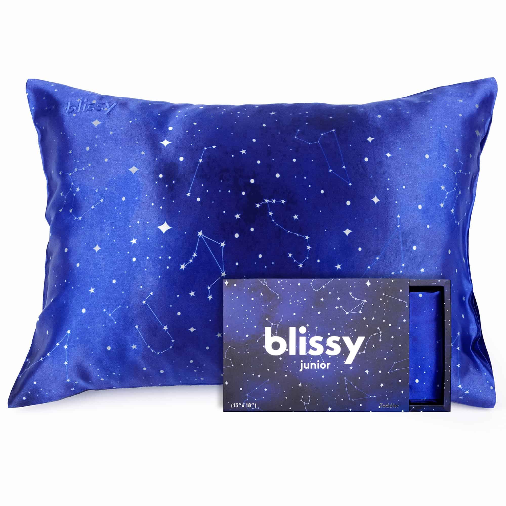Funda de Almohada de Seda Blissy para Niños - -Cielo Nocturn