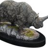 Estatua de Elasmotherium Rhino versión negra - Maravillas