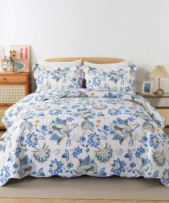 Set de Edredón King HoneiLife - 3 Piezas Edredón Floral