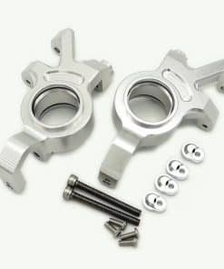 Bloques de Dirección Delanteros de Aluminio L+R Plata para