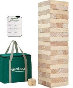 Juego Gigante de Torre de Equilibrio OLSA 57 PCS Bloques de