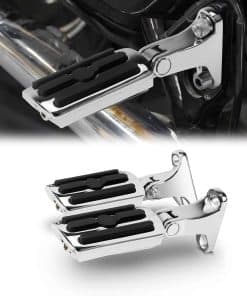 Juego de reposapiés traseros ajustables para pasajeros con