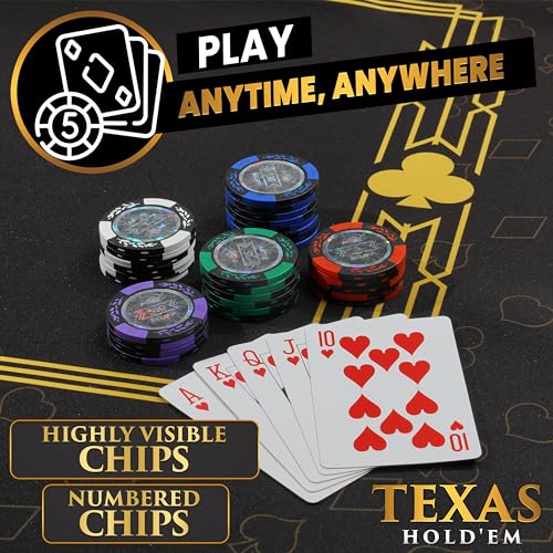 Conjunto de fichas de póker Pure Bluff con estuche - 300 - Imagen 7