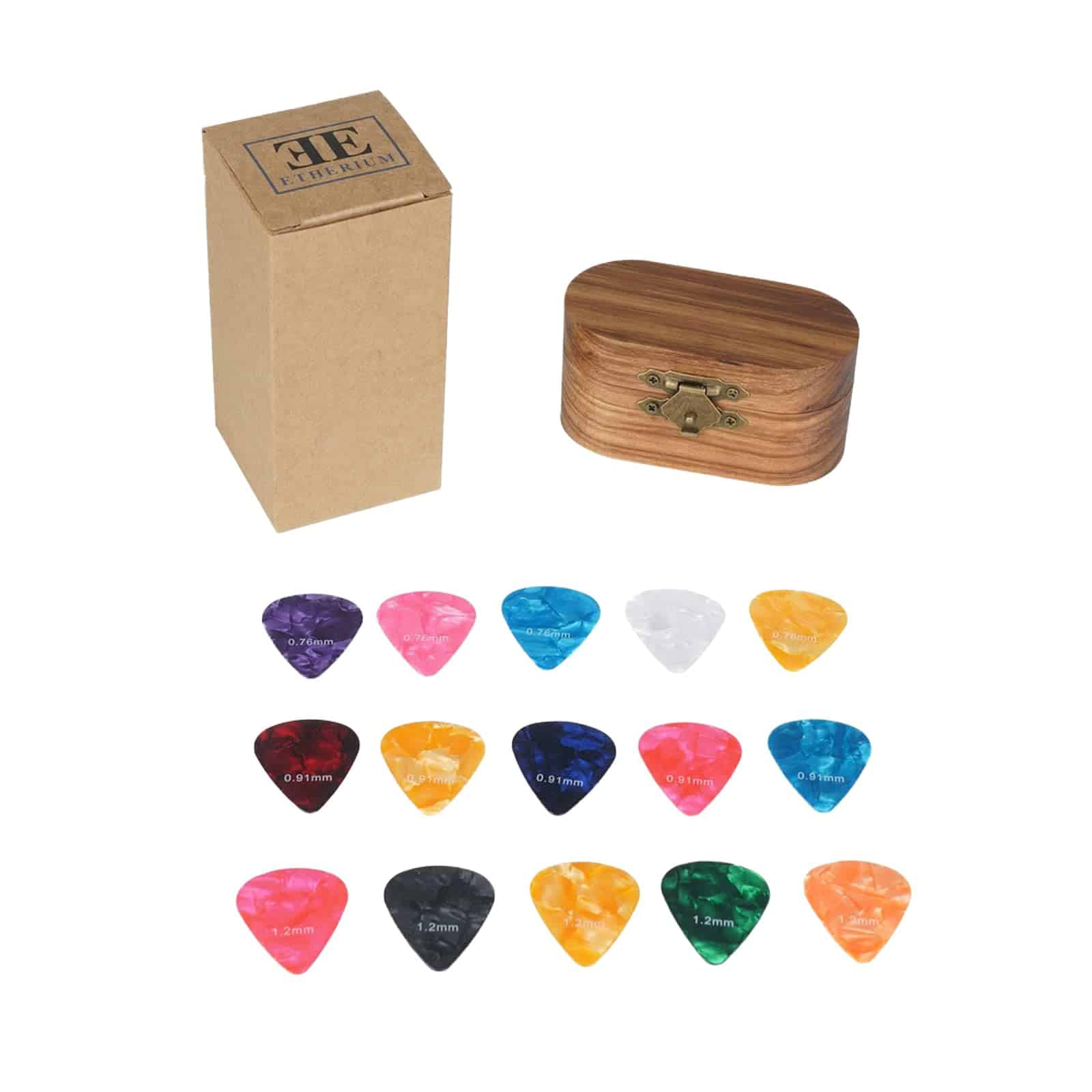 Estuche de Púas para Guitarra - Soporte de Púas para