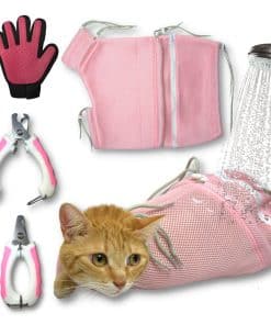 Set de Bolsa de Baño para Gatos de Alto Rendimiento de 3