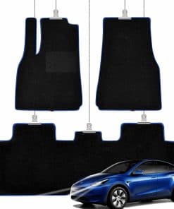 Tapetes de piso de lujo para Tesla Model Y 2024 2020-2023,